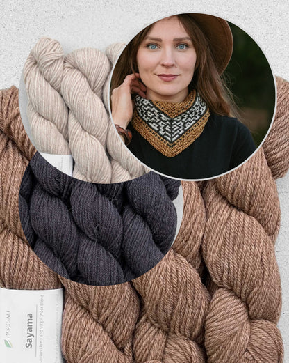 Tiny Trail Scarf - Pascuali | maigs lakats no Sayama dzijas, ko ražo Pascuali