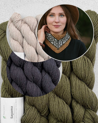Tiny Trail Scarf - Pascuali | maigs lakats no Sayama dzijas, ko ražo Pascuali