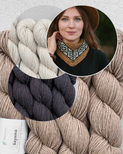 Tiny Trail Scarf - Pascuali | maigs lakats no Sayama dzijas, ko ražo Pascuali