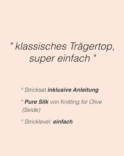 Trille Top | einfaches Top aus Pure Silk von Knitting for Olive
