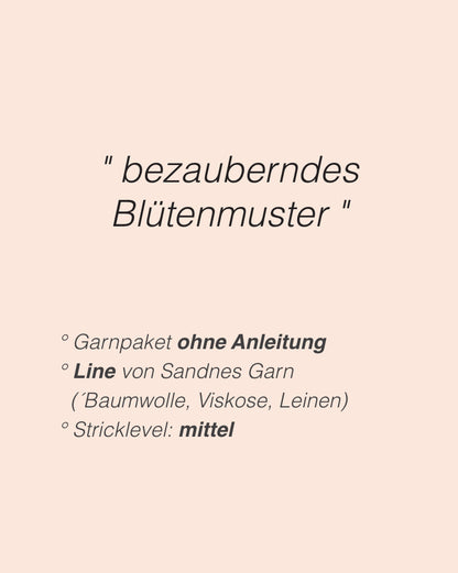 Tulipan Tee | zarte Blüten aus Line von Sandnes Garn