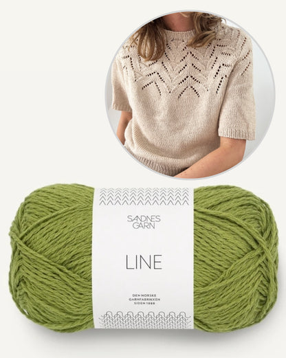Tulipan Tee | zarte Blüten aus Line von Sandnes Garn