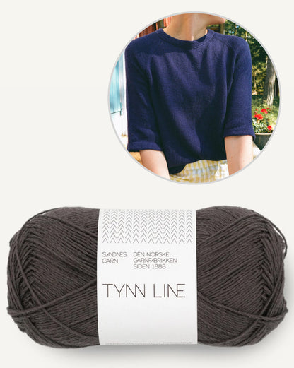 Vanilla Chilla Tee Light | let basic t-shirt i Tynn Line fra Sandnes Garn