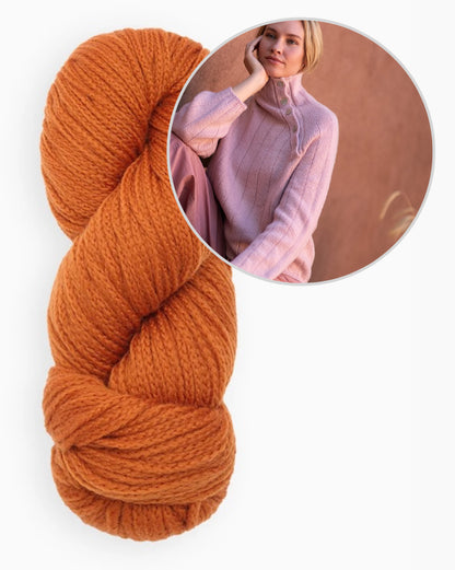 Pull Viga | douceur romantique en laine Far de Woolfolk