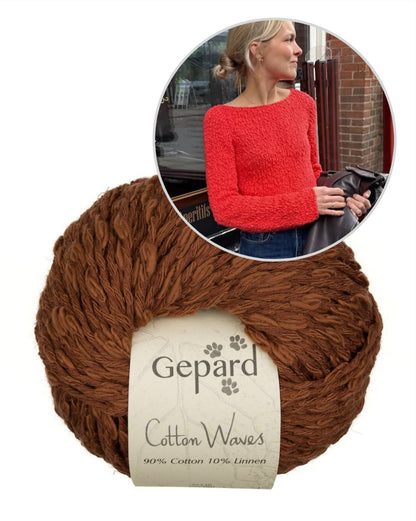 Wave Shirt | lässiges Shirt mit toller Textur aus Cottonwaves von Gepard Garn