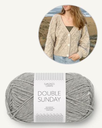 Waves Cardigan | bezaubernde Wellen aus Double Sunday von Sandnes Garn