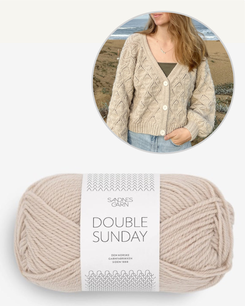Waves Cardigan | bezaubernde Wellen aus Double Sunday von Sandnes Garn
