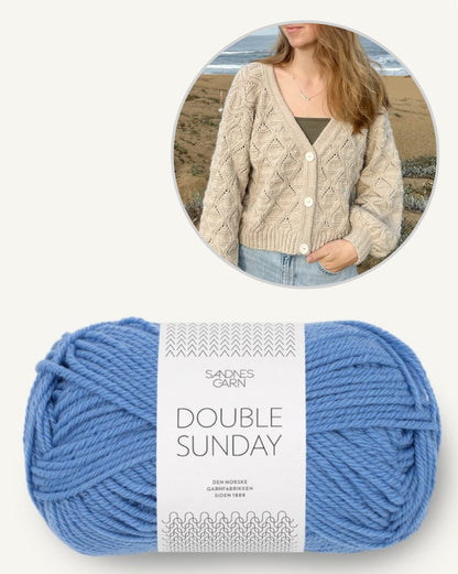 Waves Cardigan | bezaubernde Wellen aus Double Sunday von Sandnes Garn
