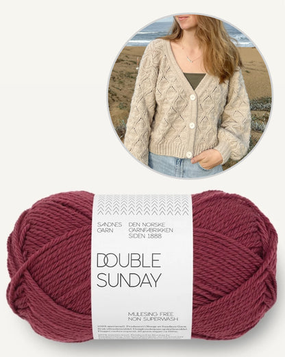 Waves Cardigan | bezaubernde Wellen aus Double Sunday von Sandnes Garn