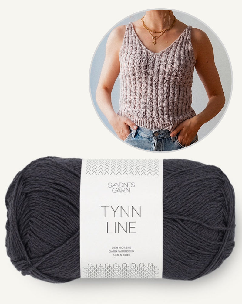 Kutovakika Wavy Babe Top mit Tynn Line von Sandnes Garn 18