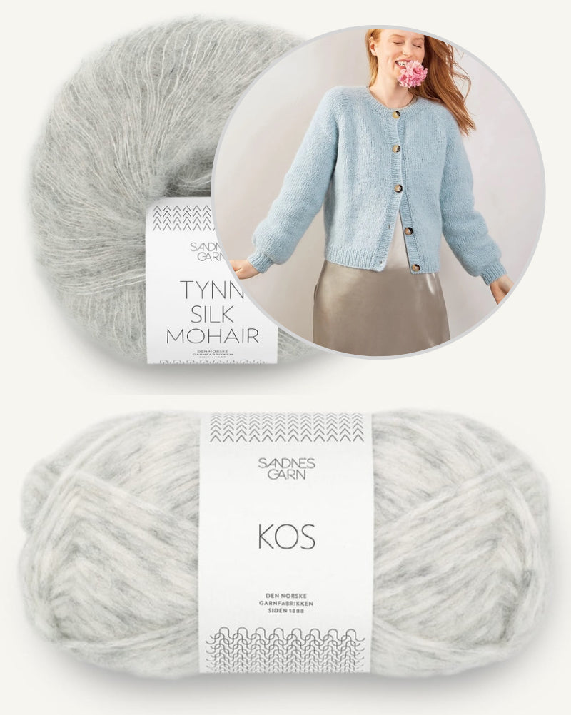 Weekend Jacket | soft and light from Kos and Tynn Silk Mohair by Sandnes Garn