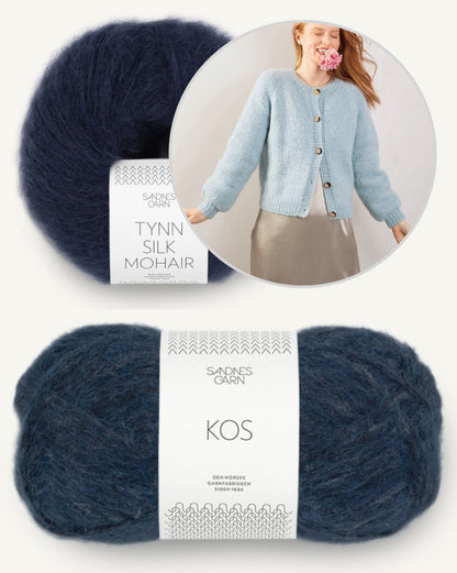 Weekend Jacket | soft and light from Kos and Tynn Silk Mohair by Sandnes Garn