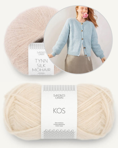 Weekend Jacket | soft and light from Kos and Tynn Silk Mohair by Sandnes Garn
