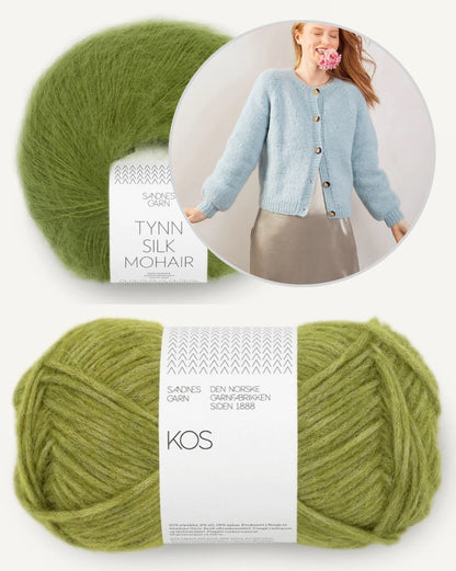 Weekend Jacket | soft and light from Kos and Tynn Silk Mohair by Sandnes Garn