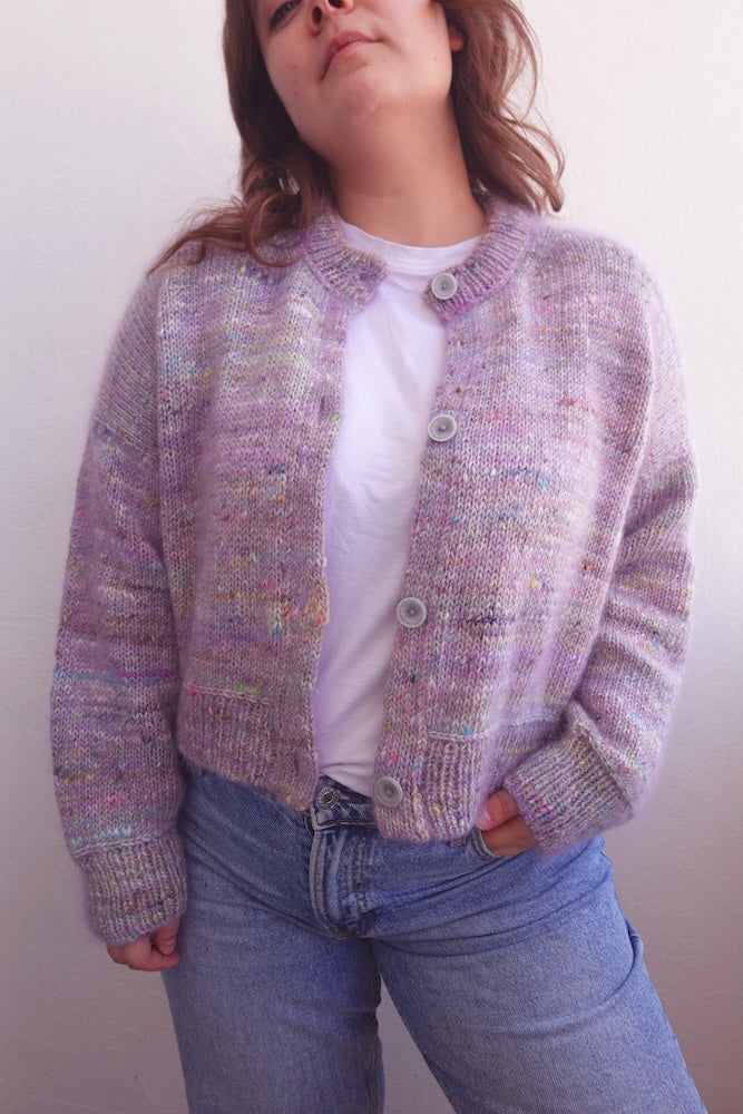 wemadewardrobe Maja Cardigan mit Ecopuno und Silkhair oder Setasuri von Lana Grossa 7