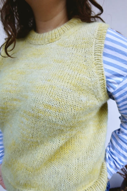 Maja Slipover | layering made from Tynn Peer Gynt and Tynn Silk Mohair by Sandnes Garn