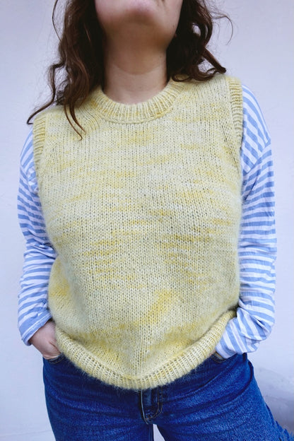 Maja Slipover | layering made from Tynn Peer Gynt and Tynn Silk Mohair by Sandnes Garn