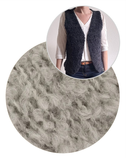 Ani Knits Weste Bommel mit Teddy Dear von Gepard Garn 7
