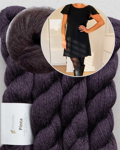 Whisper Dress | seidig zartes Kleid aus Pinta und Mohair Bliss von Pascuali