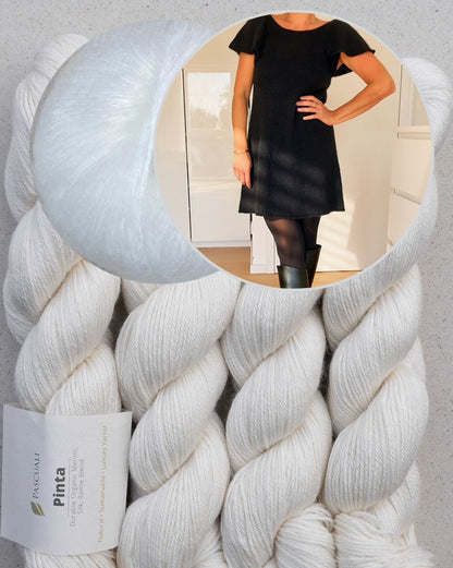 Whisper Dress | seidig zartes Kleid aus Pinta und Mohair Bliss von Pascuali