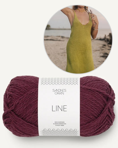 Willow Kjole | perfektes Sommerkleid aus Line von Sandnes Garn