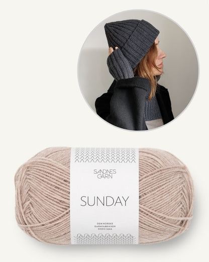 Les essentiels de l'hiver | Ensemble bonnet, col et mitaines ou gants en Sunday de Sandnes