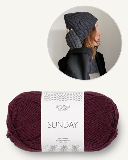 Les essentiels de l'hiver | Ensemble bonnet, col et mitaines ou gants en Sunday de Sandnes