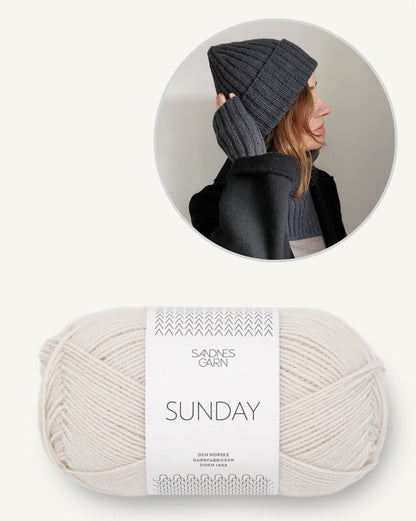 Les essentiels de l'hiver | Ensemble bonnet, col et mitaines ou gants en Sunday de Sandnes