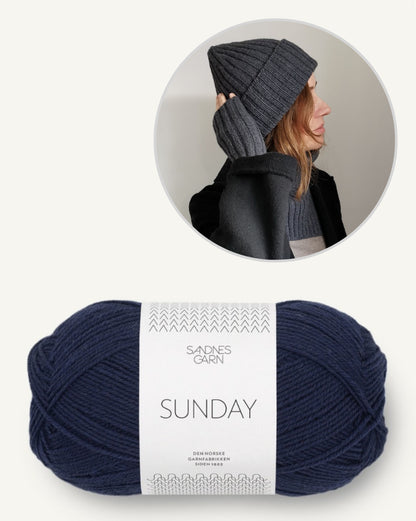 Les essentiels de l'hiver | Ensemble bonnet, col et mitaines ou gants en Sunday de Sandnes