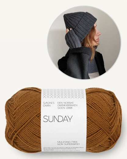 Les essentiels de l'hiver | Ensemble bonnet, col et mitaines ou gants en Sunday de Sandnes