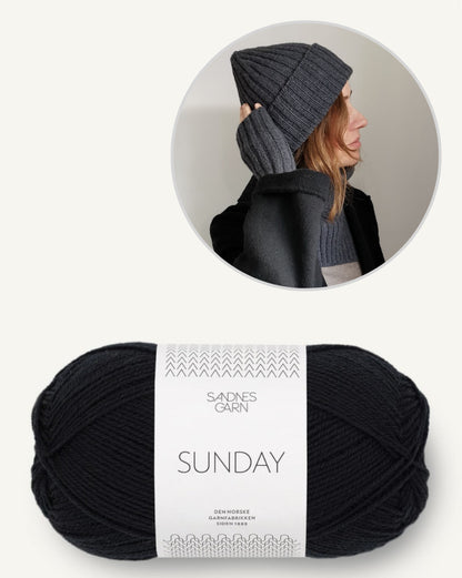 Les essentiels de l'hiver | Ensemble bonnet, col et mitaines ou gants en Sunday de Sandnes