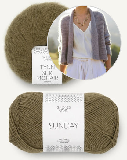 Moonlight Cardigan von Minimi Knit Design aus Sunday und Tynn Silk Mohair 21