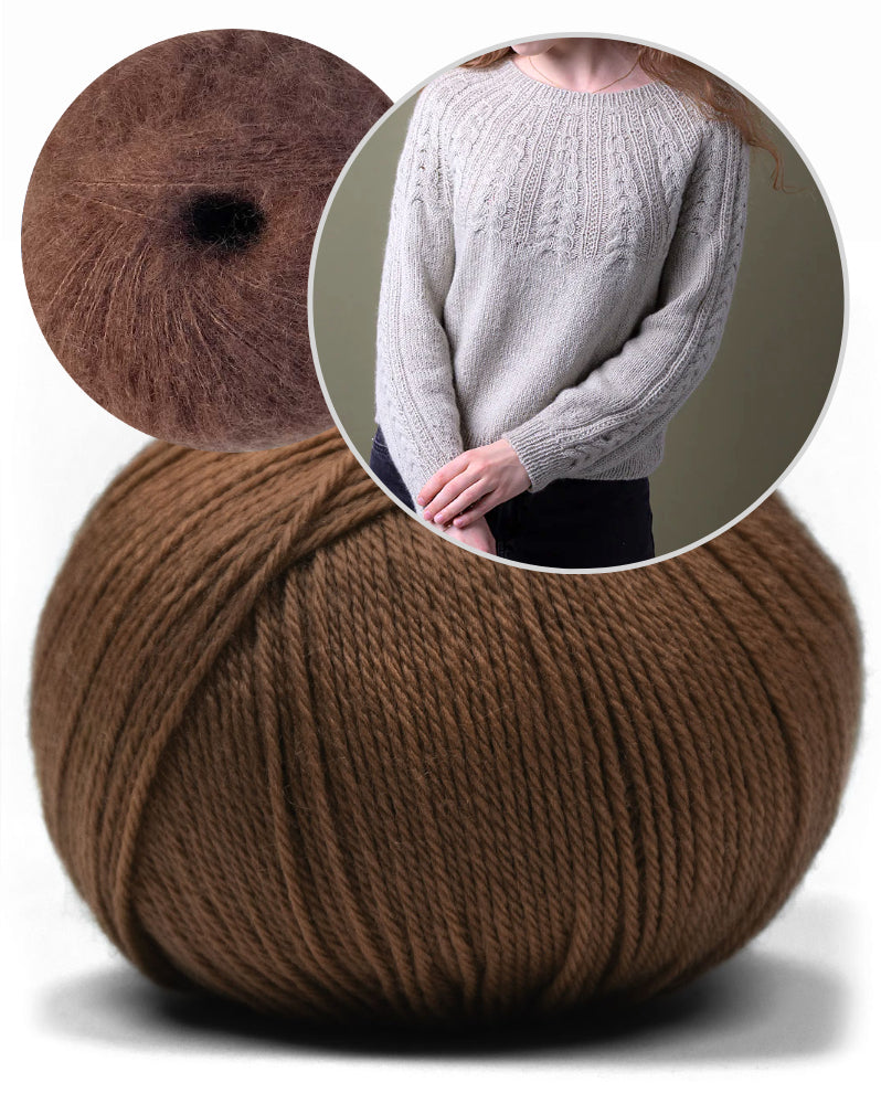 Pullover Winter Sunbeams mit Merino Baby und Manada von Pascuali 9