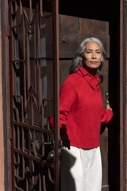 Pull Viga | douceur romantique en laine Far de Woolfolk