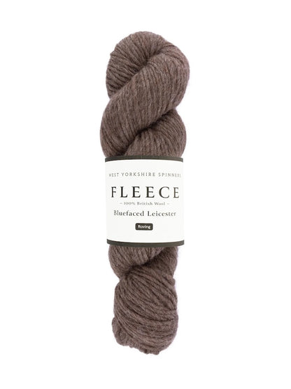 Fleece Bluefaced Leicester Roving | undyed yarn, super natural