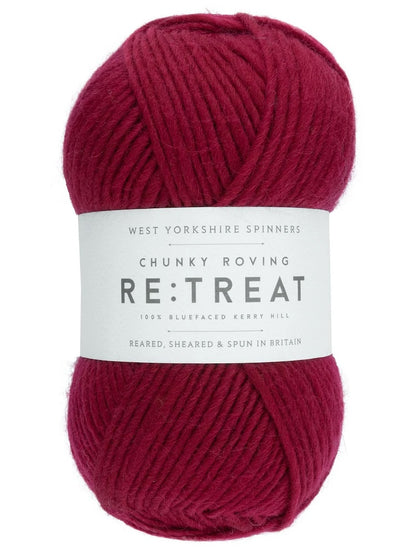 Re:Treat Chunky Roving | Fil mèche 100% laine Bluefaced britannique