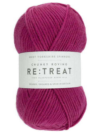 Re:Treat Chunky Roving | Fil mèche 100% laine Bluefaced britannique