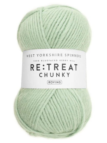 Re:Treat Chunky Roving | Fil mèche 100% laine Bluefaced britannique