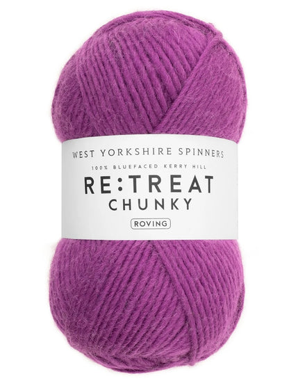 Re:Treat Chunky Roving | Fil mèche 100% laine Bluefaced britannique