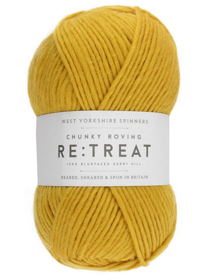 Re:Treat Chunky Roving | Fil mèche 100% laine Bluefaced britannique