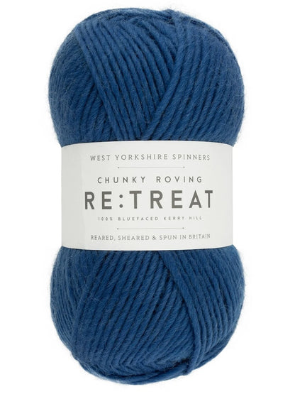 Re:Treat Chunky Roving | Fil mèche 100% laine Bluefaced britannique