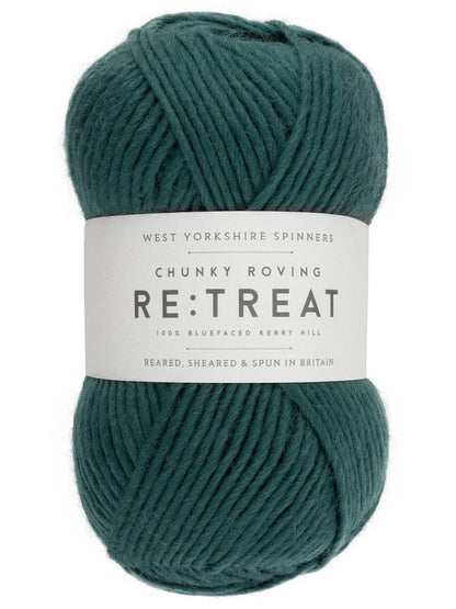 Re:Treat Chunky Roving | Fil mèche 100% laine Bluefaced britannique