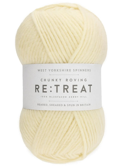 Re:Treat Chunky Roving | Fil mèche 100% laine Bluefaced britannique