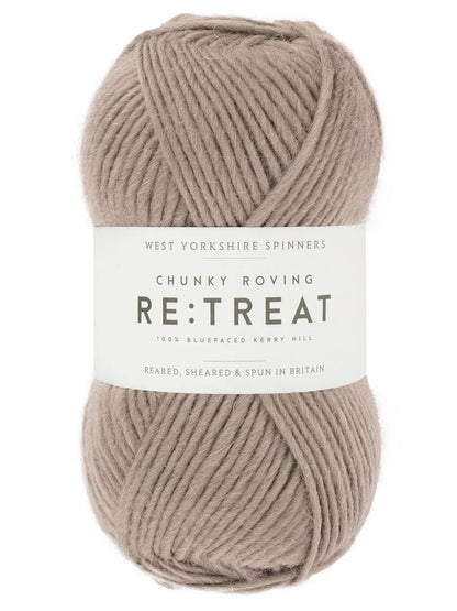 Re:Treat Chunky Roving | Fil mèche 100% laine Bluefaced britannique