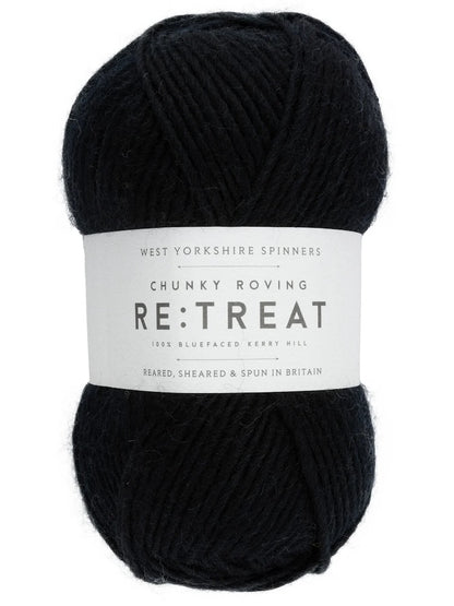 Re:Treat Chunky Roving | Fil mèche 100% laine Bluefaced britannique
