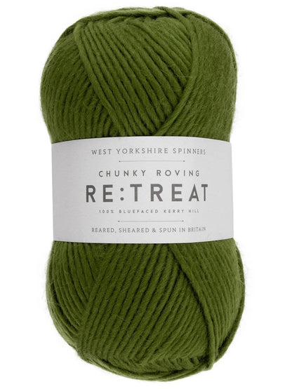 Re:Treat Chunky Roving | Fil mèche 100% laine Bluefaced britannique