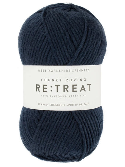 Re:Treat Chunky Roving | Fil mèche 100% laine Bluefaced britannique