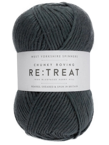 Re:Treat Chunky Roving | Fil mèche 100% laine Bluefaced britannique