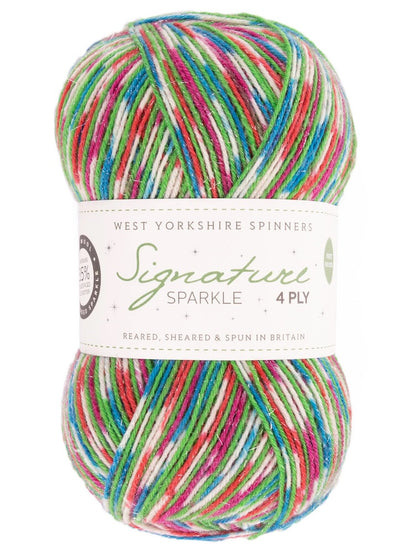 Signature 4-ply Sparkle | un délicat effet scintillant dans une fine laine à chaussettes