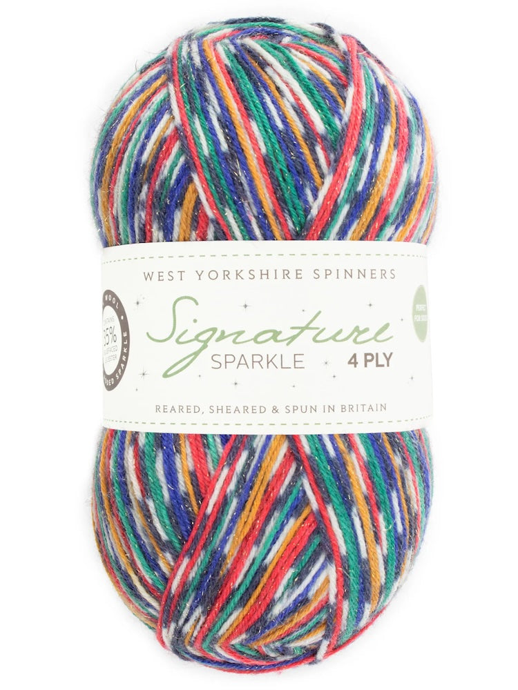 Signature 4-ply Sparkle | un délicat effet scintillant dans une fine laine à chaussettes